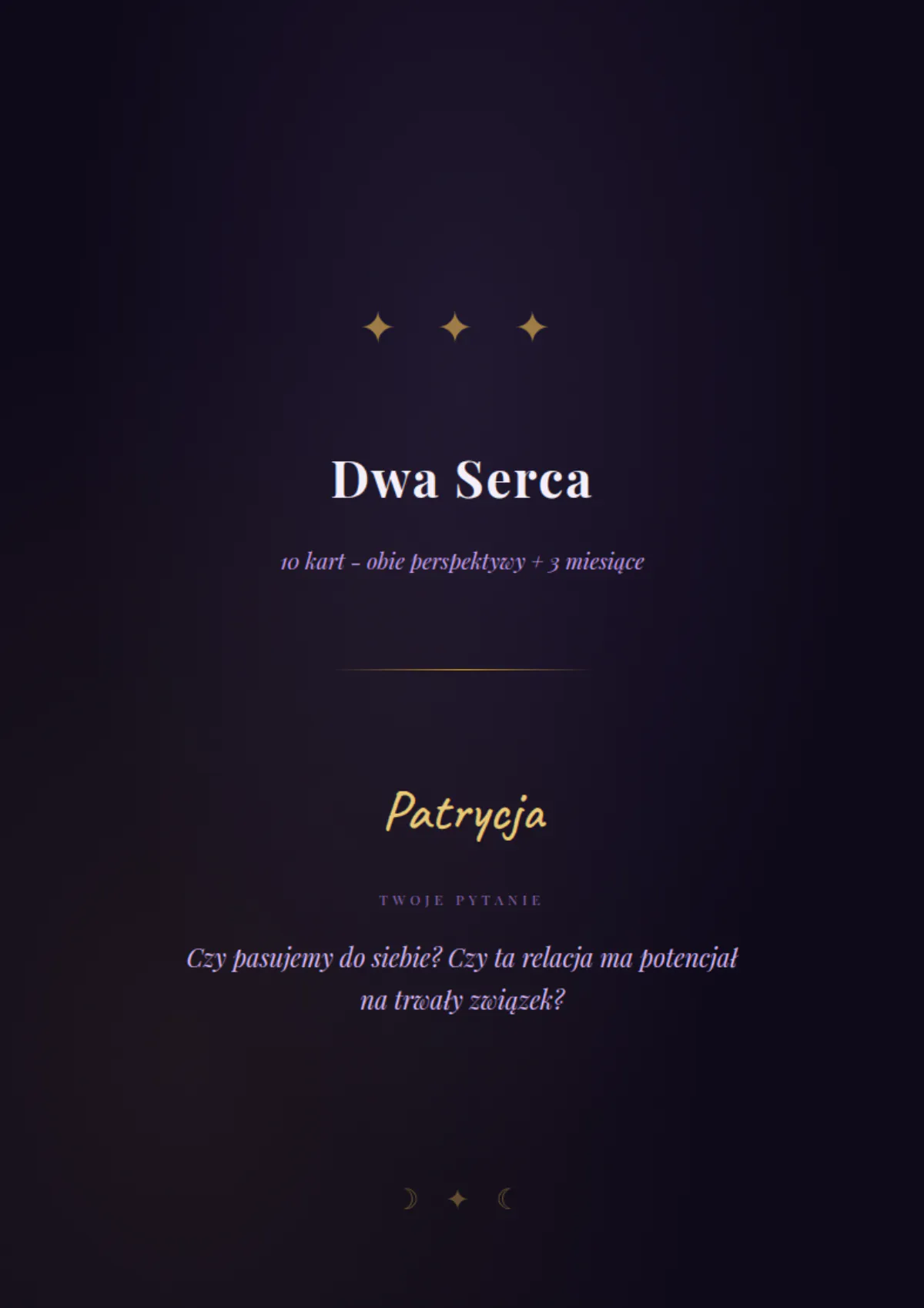 Przykładowa okładka odczytu PDF Dwa Serca